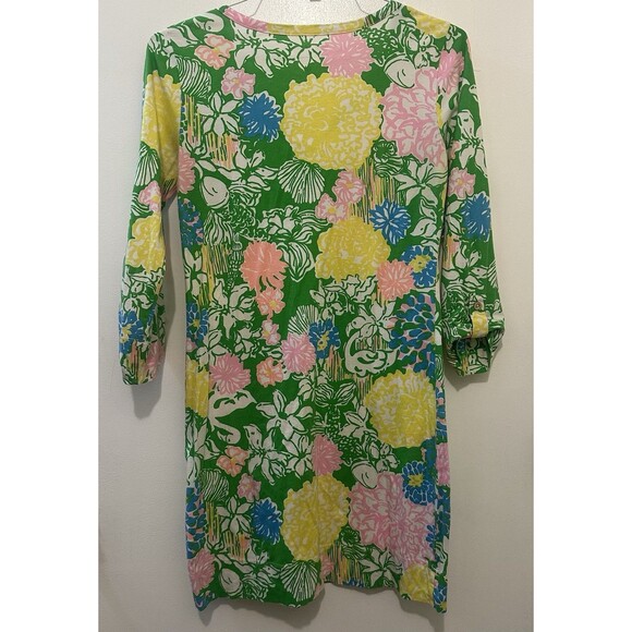 Lilly Pulitzer | Women’s Palmetto Dress Hibiscus Stroll Size Small - Picture 2 of 5